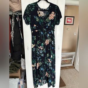 Long floral dress